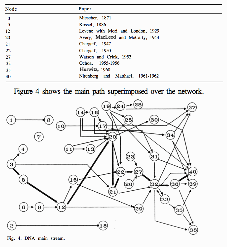 The Main Path for DNA Theory