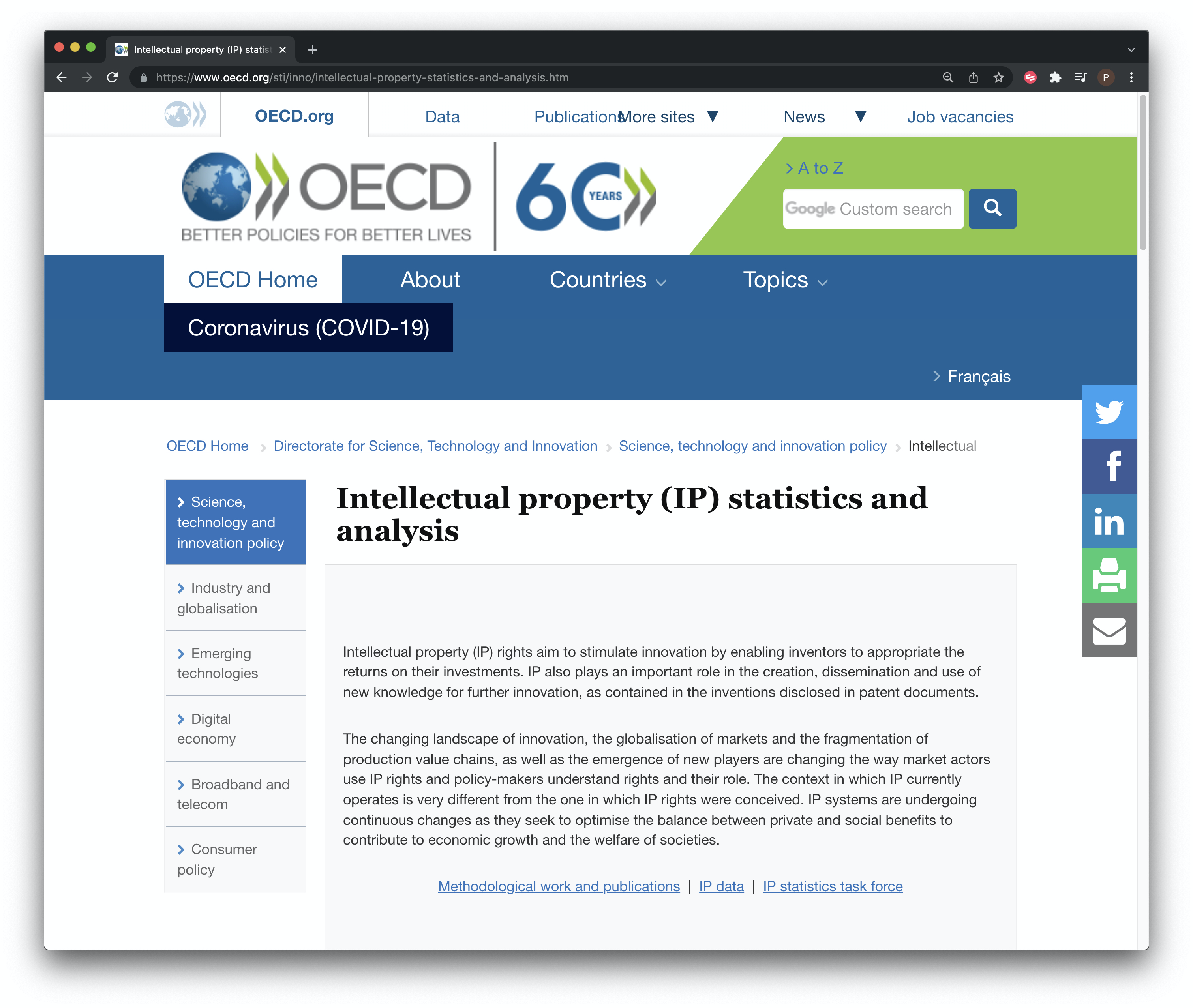 The OECD IP Portal
