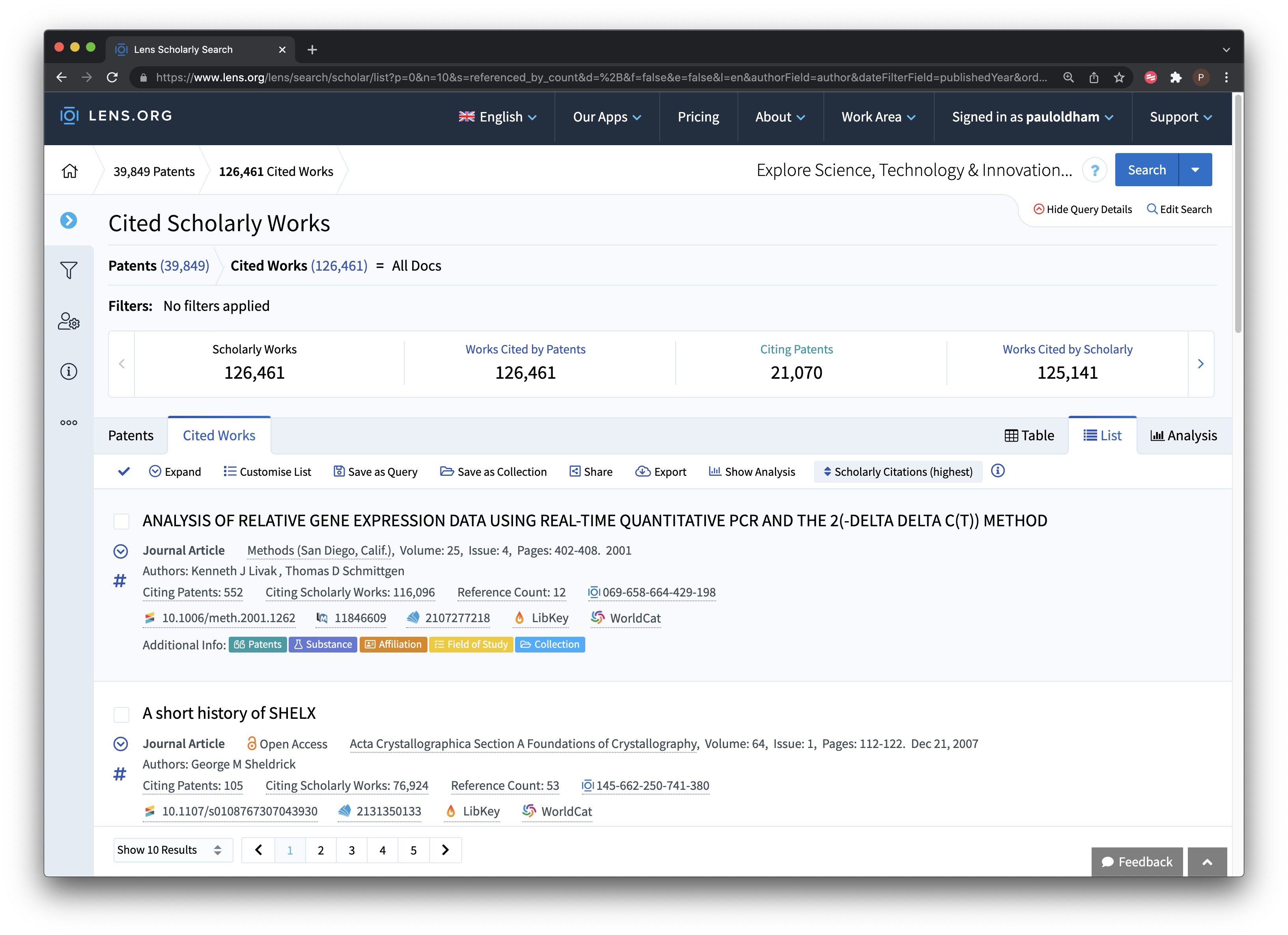 The Lens - Free & Open Patent and Scholarly Search