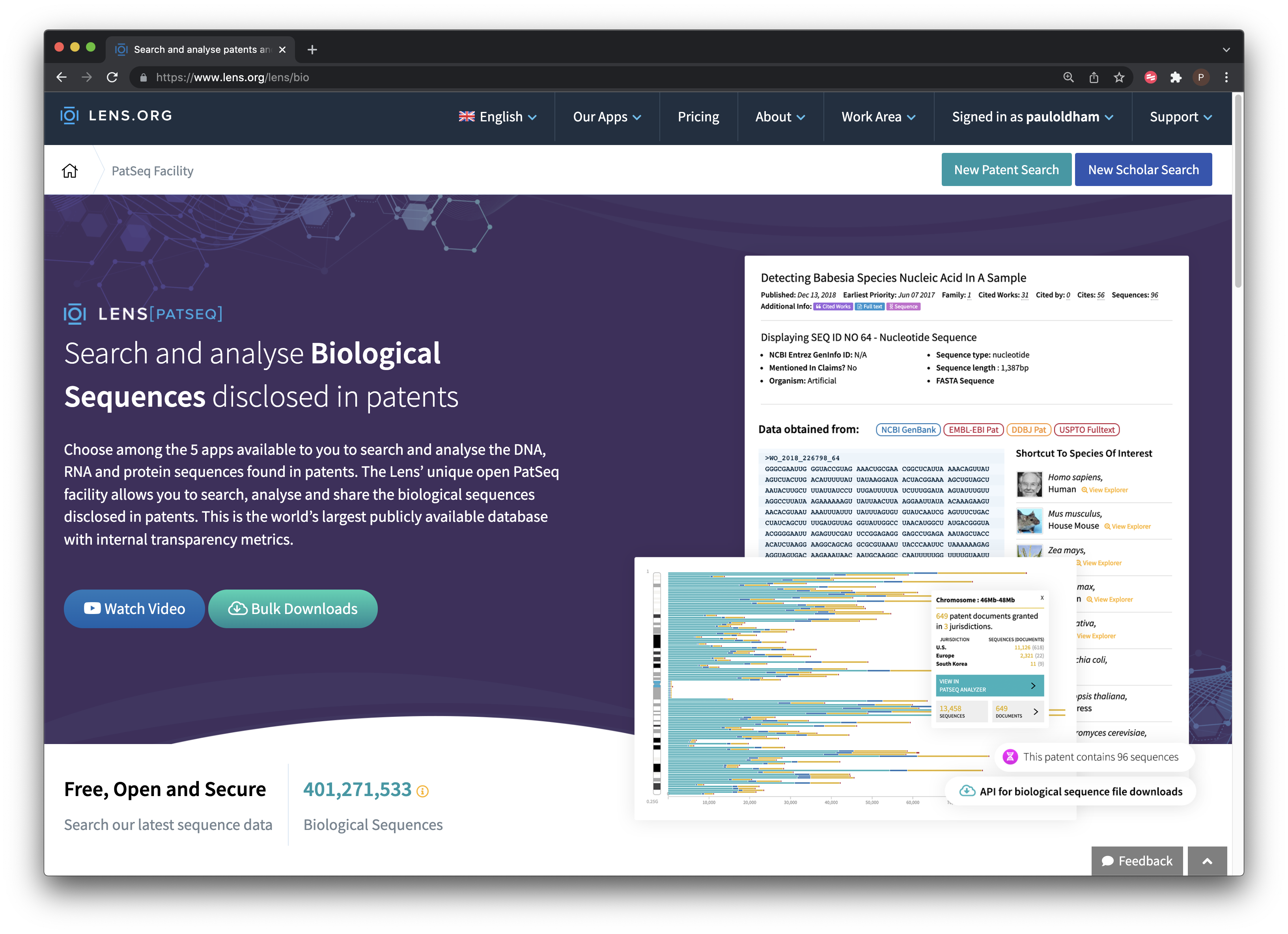 PatSeq Service