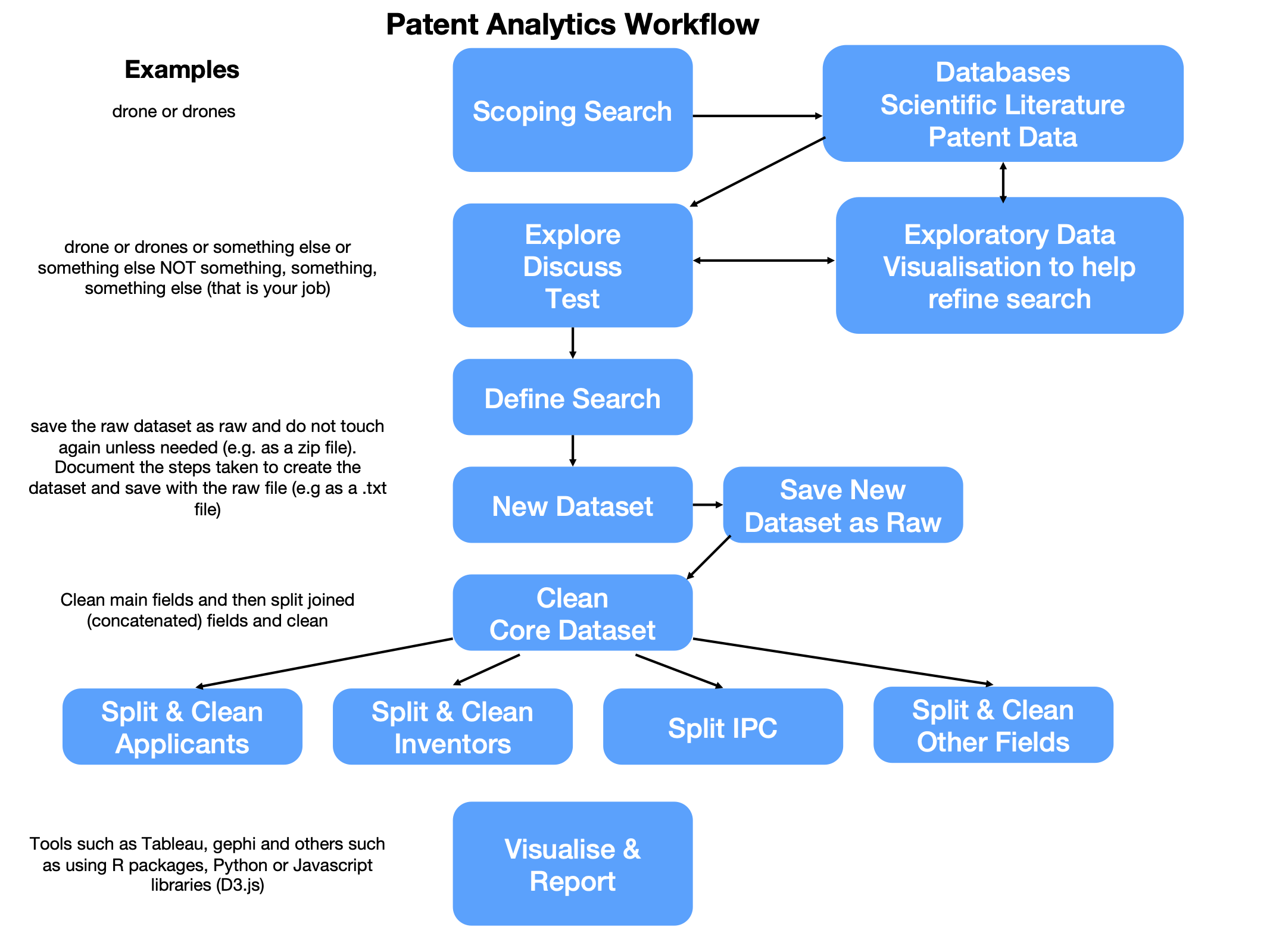 The Patent Analytics Workflow